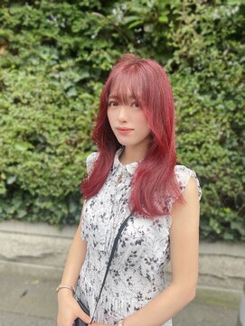 ミリヘアー(mili hair) ブリーチなしピンク