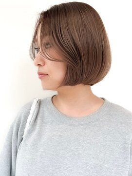 ゴカン バイ ジル ブラン 名古屋(Gokan by JIL BLAN) ハイライトバレイヤージュダブルカラーショートカット30代40代
