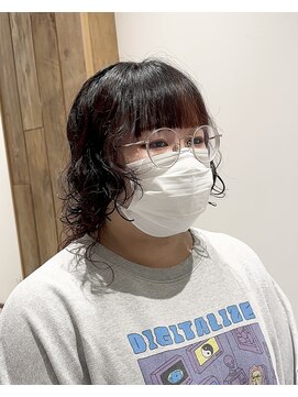 シアン 矢場町店(CYAN.) ウルフ×くっきりウェーブ