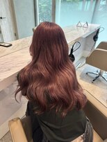 ジーナ 札幌(Zina)&nbsp;髪質改善＊カシスブラウン＊ゆるふわウェーブ＊美髪【Zina札幌】