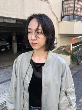 ブランロール 中目黒店(Blanl'or) bob×ニュアンスパーマ