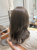 ネオリーブギンザ 銀座店(Neolive GINZA)&nbsp;ブリーチなしダブルカラー　オリーブグレージュカラー　(銀座)