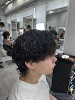 ルートバイドット 町田店(root by dot.) メンズウルフ×波巻きパーマ