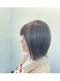 大人かわいい☆20代30代40代☆小顔ぱつっとミディアム