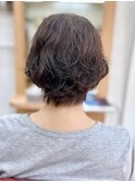 大人女性ゆるふわパーマ