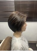 夏のライトボブ