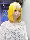 【イエロー×ブロンド／ルーツカラー】