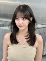 マウルルナ(MAEUL luna)&nbsp;レイヤーカット　ミディアム　ワンカール『MAEUL luna 桔川』