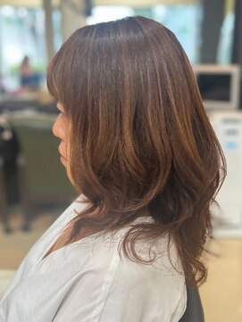 ヘアークリアー 川口鳩ケ谷 内巻き外巻きミックスで華やかレイヤー