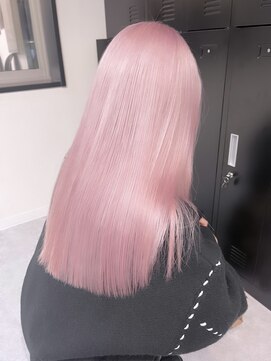 ベレーザ 渋谷神南(Beleza) ミディアムヘア/デザインカラー/ホワイトピンク/渋谷
