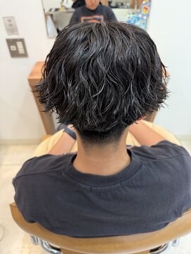 ツイストスパイラルパーマスパイラルパーマメンズパーマ