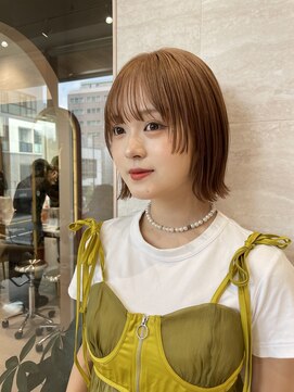 ロンドフルール 大宮東口(Lond fleur) ミニウルフレイヤーカット顔周りカット前髪カット韓国ボブ/大宮