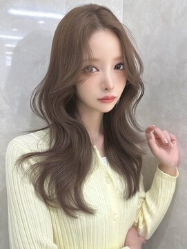 マウルルナ(MAEUL luna) 似合わせカット　大人ガーリー　ダークアッシュ　着物ヘア