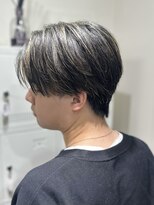 レーヴバイキートス(REVE by kiitos)&nbsp;【REVE】短めセンターパート/ハイライト/メンズヘア