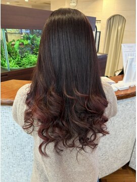 ファーレンピュアスウィート(fahren-pure-suite) ブリーチ無しインナーカラーviolet pink