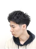 スパイキーショートテーパーフェード