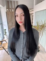 カシビ(kashibi)&nbsp;縮毛矯正＋暗めカラー＋トリートメント＋カット