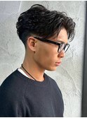 MEN’S HAIR/サーフカール/刈り上げセンターパート/群馬高崎