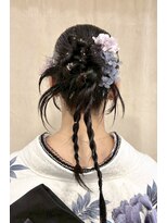 アロマ アンド アイボリー(Aroma&ivory)&nbsp;ストレートエンドロープシニヨン