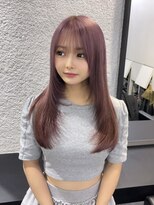 ミル 心斎橋(MIL)&nbsp;ラベンダーピンク/大人可愛い/透明感カラー/心斎橋