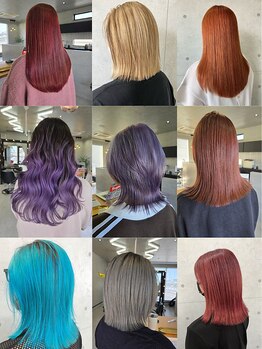 バングヘアーデザイン(BANG HairDesign)の写真/豊富なデザイン性で"なりたいスタイル"にー。透明感のある理想の色味をご提供◇ ［ブリーチ/ハイライト］