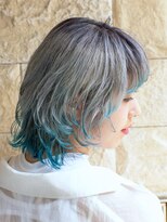 アース 焼津店(HAIR&MAKE EARTH) 裾カラー×ハイトーン×シルバー