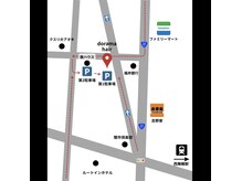 ドラマヘアー(dorama hair)の雰囲気(駐車場は店の真横と後ろに完備!doramaブロックがある所にどうぞ)