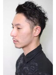 ★MEN”S HAIR★ツーブロック×パーマ★