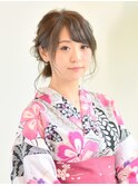 華やかなダウン夏の浴衣アレンジヘア☆彡【AUTRE綱島店】