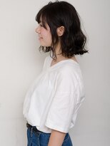 アビーヘア 市川店(abie hair)&nbsp;外ハネ波ウェーブボブ