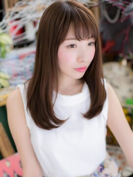 カバーヘア イヴ 戸頭店(COVER HAIR EVE) *+EVE戸頭+*…斜めバングで小顔ヌーディストレートa