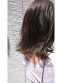 透明感とワンレン