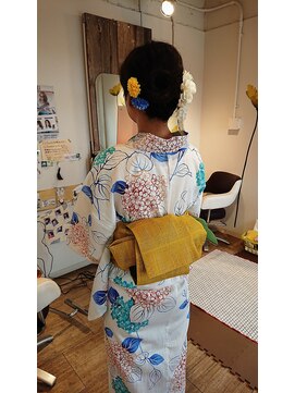 ヴォーグ トレス(VOGUE tres) ●浴衣アップスタイル