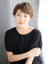 ヘアメイク ナル(hair make nalu) ふんわりカールの無造作ショートスタイル