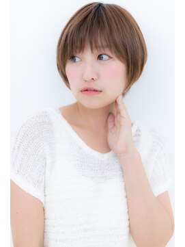 カバーヘア ブリス 川口(COVER HAIR bliss) 前下がりクラシカル小顔マニッシュショートZ川口20代30代40代