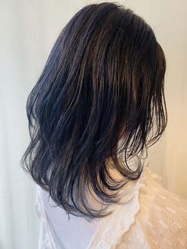 ネオリーブ シュシュ 神保町店(Neolive susu) 退色しても透明感続く☆クリアブルーブラック!