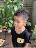 【hair salon W】アシンメトリー小学生カット