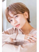 リアン(Lien)&nbsp;Lien☆大人かわいいオレンジベージュ×セシルカット　立川