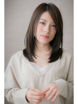 カバーヘア ブリス 上尾西口店(COVER HAIR bliss) グレーベージュスローカラー小顔ストカール301Z上尾20代30代40代