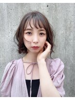 スーリール 姪浜店(Sourire)&nbsp;短めの前髪が大人かわいいロブ【sourire 神田】