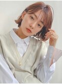 外ハネ　レイヤーボブ ワンカール 薄め前髪 東垂水