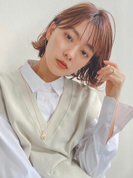 アリュウル 表参道(ALLURE) 外ハネ　レイヤーボブ ワンカール 薄め前髪 東垂水