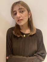 リッカ ミューク たまプラーザ(lycka mjuk)&nbsp;シンプルロブヘア