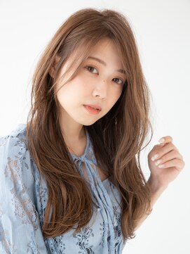 ニューヨークニューヨーク 海老江店(NYNY) 似合わせカット20代30代40代薄めバング前髪なしデザインカラー