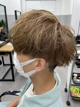 オムデュー(HOMME DEUX) 【AOI】濃いめミルクティーカラー