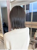【坂本拓麻】大人かわいい切りっぱなしボブ/透明感地毛風カラー