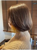 20代30代40代50代伸ばしかけでもまとまりボブ/インナーカラー