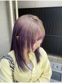 【LOREN】purple × beige ルーツカラー