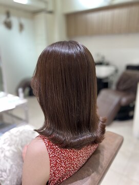 フォルテ 横浜店(FORTE) ミディアムグレージュカラー、シルキーベージュ、デザインカラー