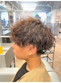 guest snap 前下がりマッシュ×ツイストスパイラルパーマ